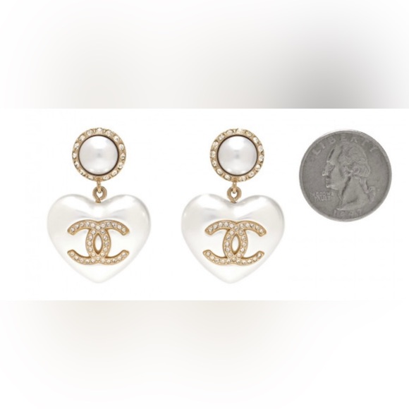 ✨💝 Absolutely Stunning Chanel Heart Duo💝✨ - Picture 8 of 10